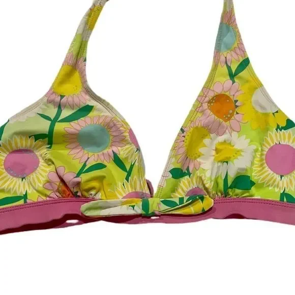 lilly pulitzer swim top size 6 Pink Floral Bikini - Picture 3 of 6